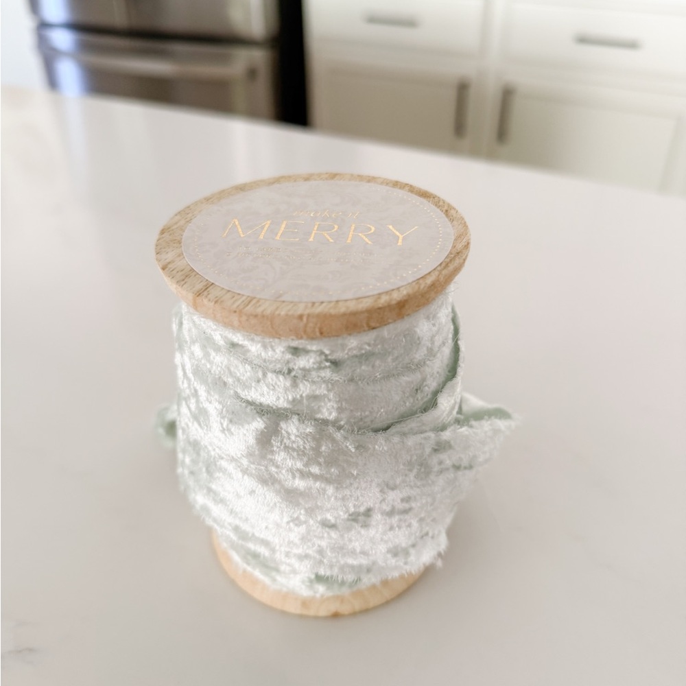 Anthropologie velvet ribbon